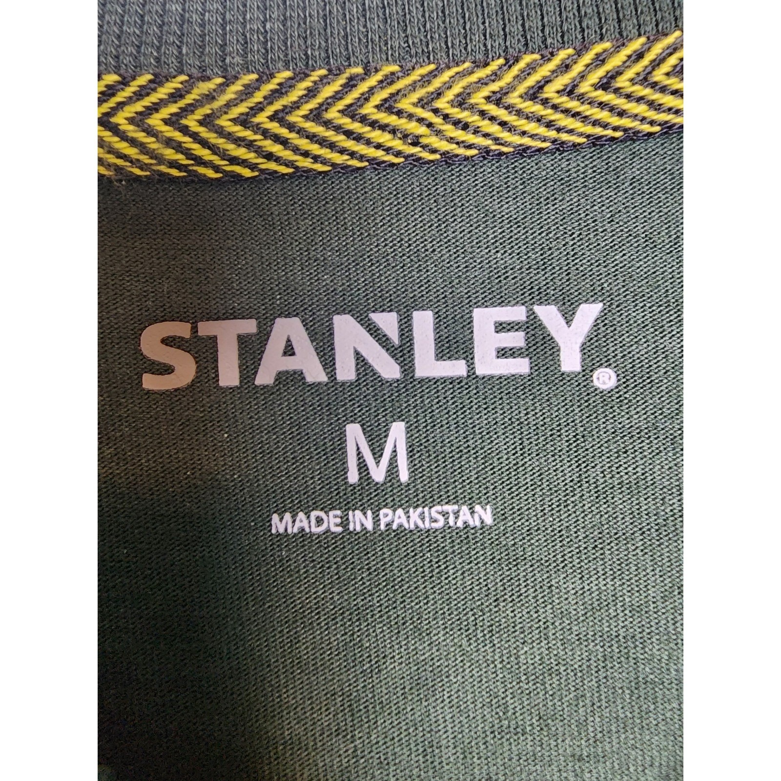 Stanley Workwear Mens Henley Long Sleeve Shirt Deep Forest Green St204ro New — image 5 of 8